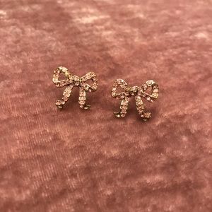 Betsey Johnson Bow Earrings